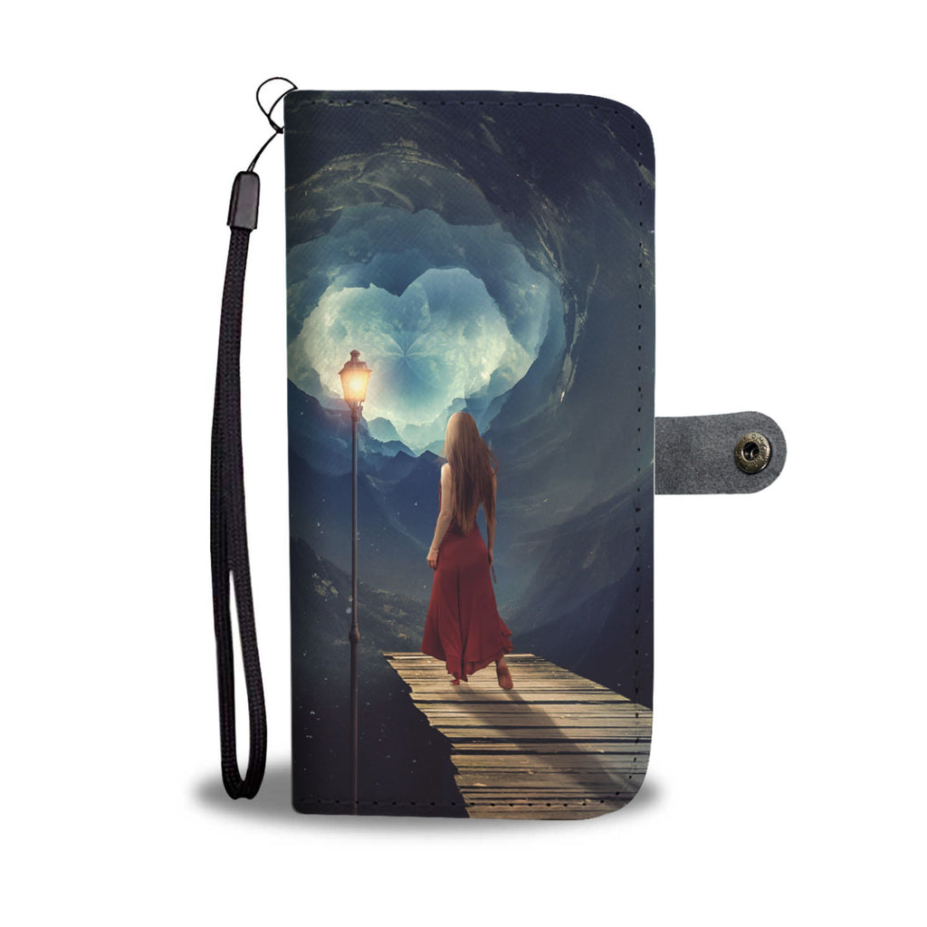 "Floor Lamp Girl" Wallet Case