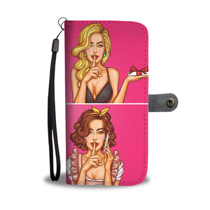 "Shhh." Wallet Case