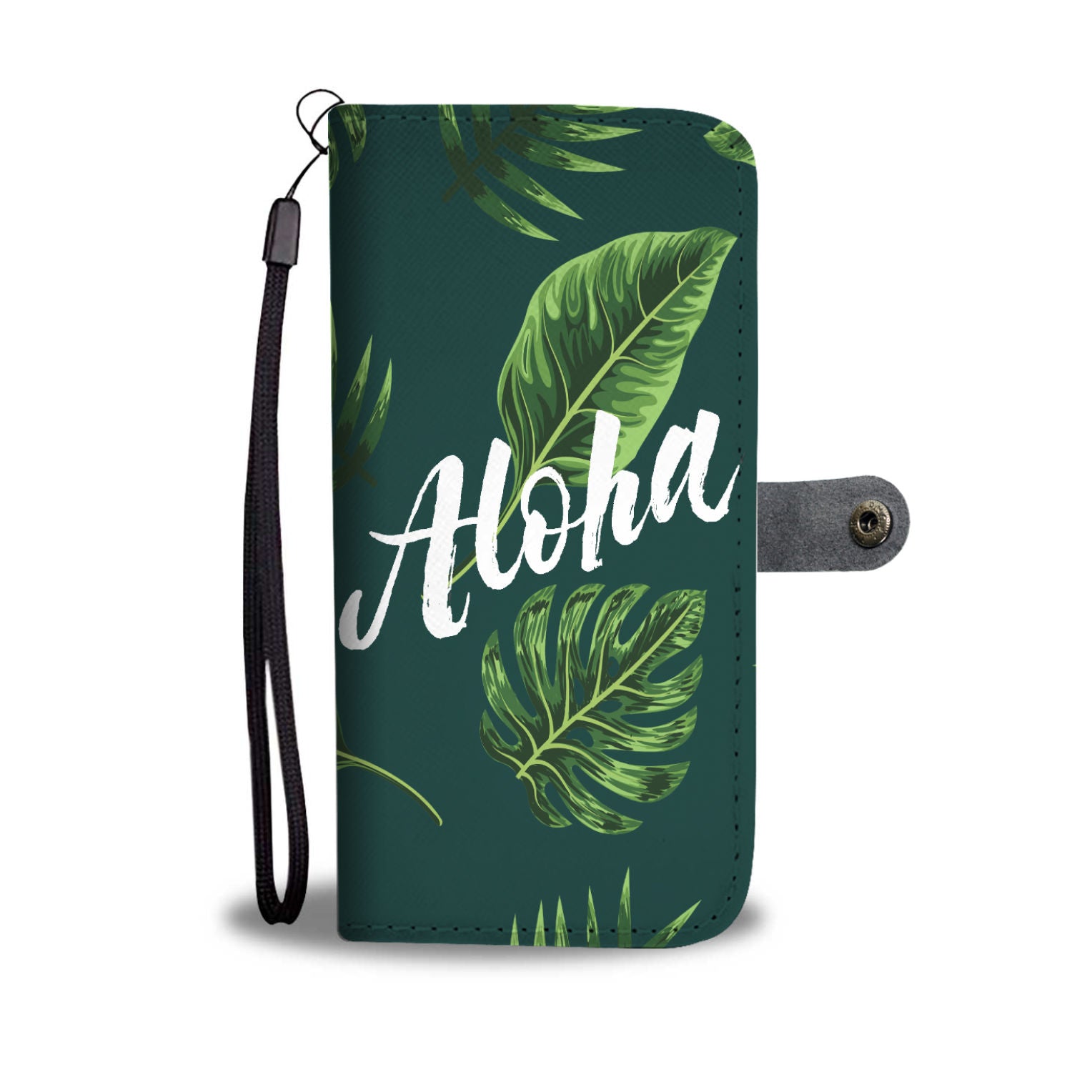 "Flowers Aloha" Wallet Case